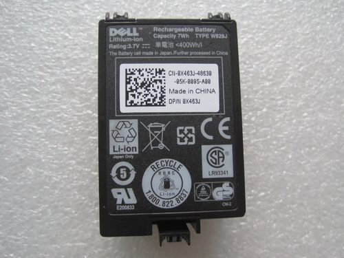 原装DELL戴尔 PERC 6I PE R610  M610 SAS阵列卡电池 X463J W828J