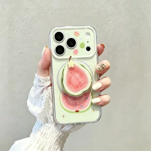 适用iphone17苹果16promax手机壳15芭乐14磁吸13带支架12清新11套