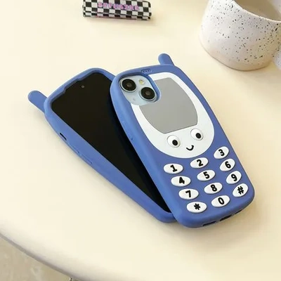 13适用于/15/电话手机壳pro趣味可爱/promaxiPhone151412蓝色苹果