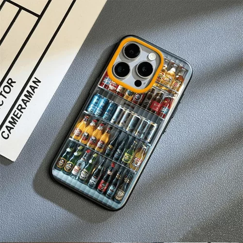 手机壳苹果13潮酷适用于饮料15iPhone14PROMAX1211冰柜个性小众