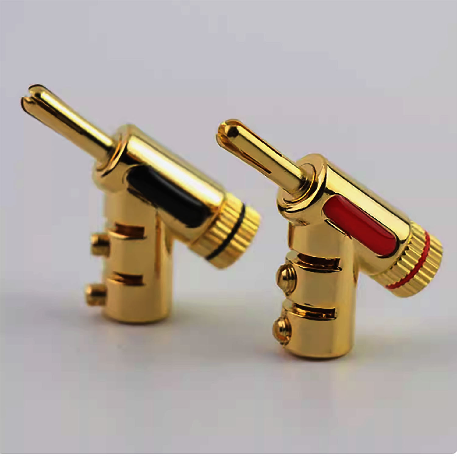 声弦24K镀金枪型香蕉头 喇叭线音箱线接线插头可锁式音响香蕉插头,影音电器,端子,淘宝优惠券,粉丝福利购,淘宝优惠卷