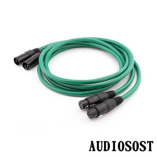 镀银平衡线声弦镀银xlr卡侬功放