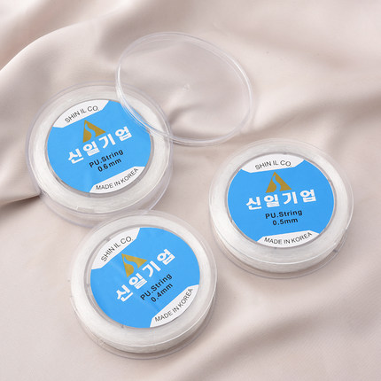 盒装不易断进口耐磨透明弹力线串珠皮筋线 diy手工饰品串绳材料