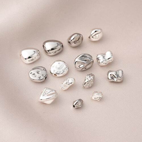 扁圆diy保色实心异形巴洛克隔珠