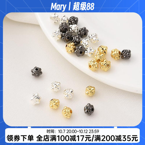 18K包金保色蜻蜓眼隔珠