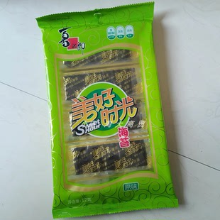 喜之郎美好时光经典原味海苔片开袋即食休闲零食独立小包装小吃