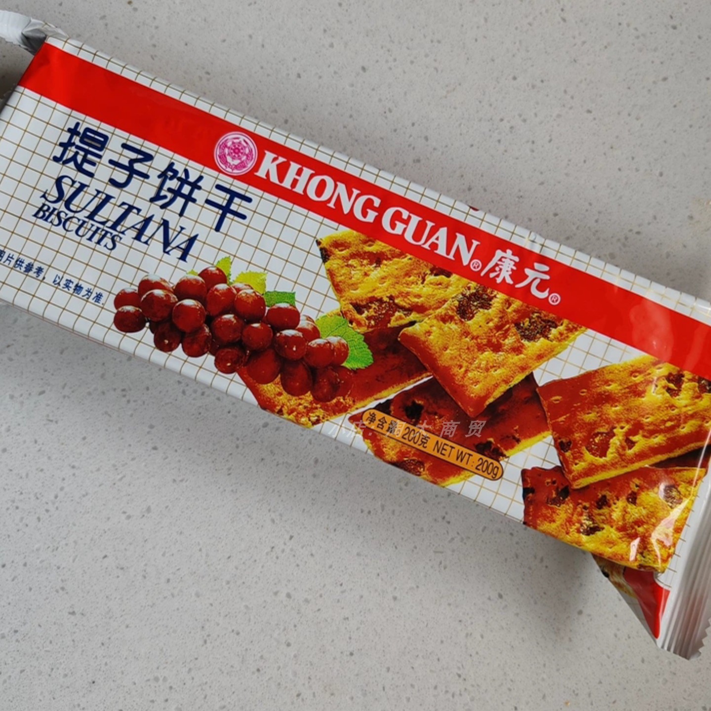 康元提子饼干朱古力味夹心饼干