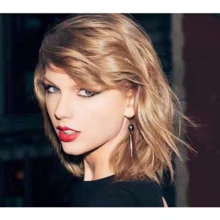 美国小众泰勒霉霉同款 女 10mm大溪地黑珍珠名媛流苏18K金耳线耳环