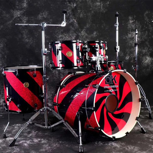 美国DK,架子鼓原声鼓五鼓三镲初学者成人儿童爵士鼓指环系列