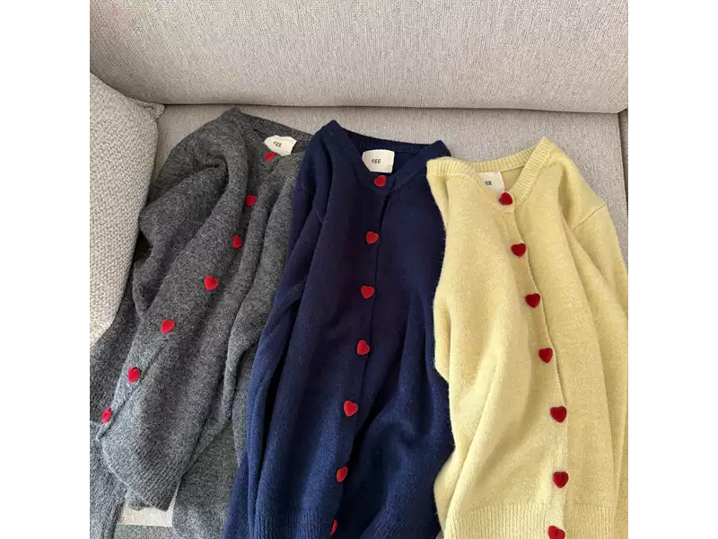 早秋季小个子短款圆领毛衣外套开衫女生宽松慵懒风长袖针织衫上衣