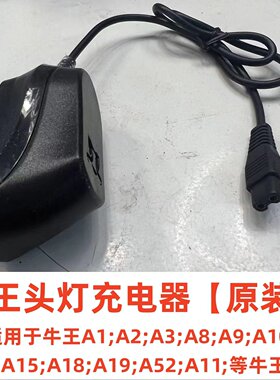 牛王头灯原装充电器A1A11A3A10A12A15A18A52A19等型号双孔充电器