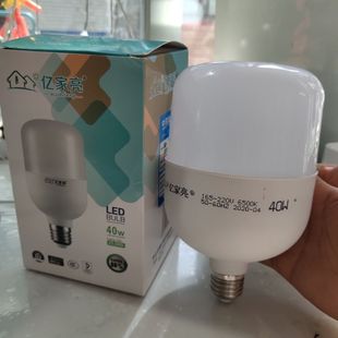 亿家亮灯泡 节能灯卧室灯泡超亮led大螺口光源客厅商用多功能厂房