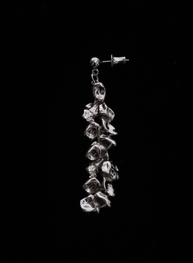 OUTSIDERINSIDE STEEP悬崖系列 石块吊坠耳环