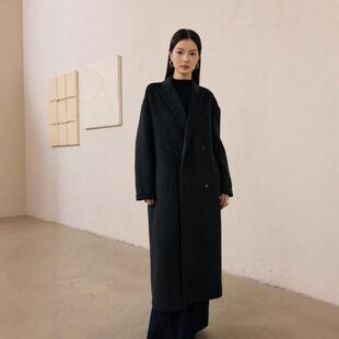 毛呢呢羊绒冬双面25大同款麦人生羊绒外套显瘦外套MM2980商场