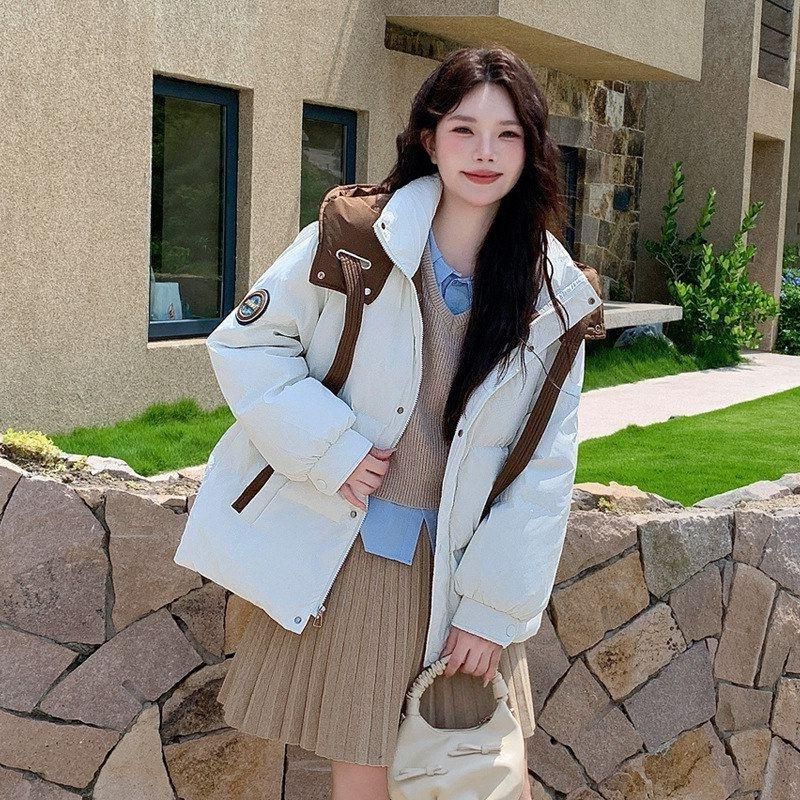 200斤女斤2025潮加肥加大mm中长款情侣羽绒服羽绒服码胖300特大码