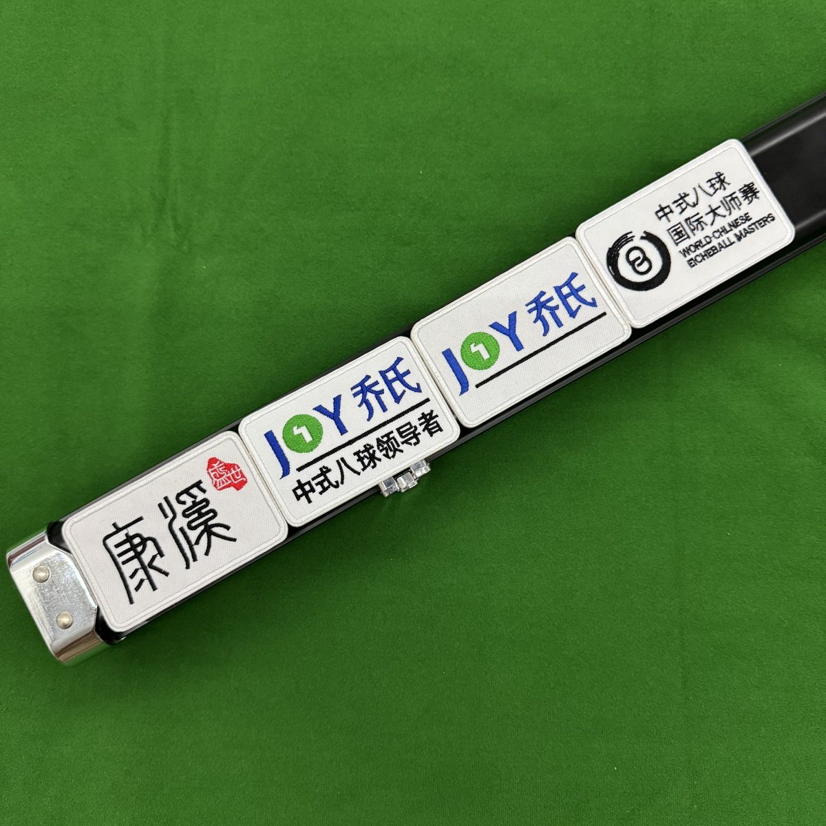 斯诺克杆盒台球杆包刺绣布贴图片