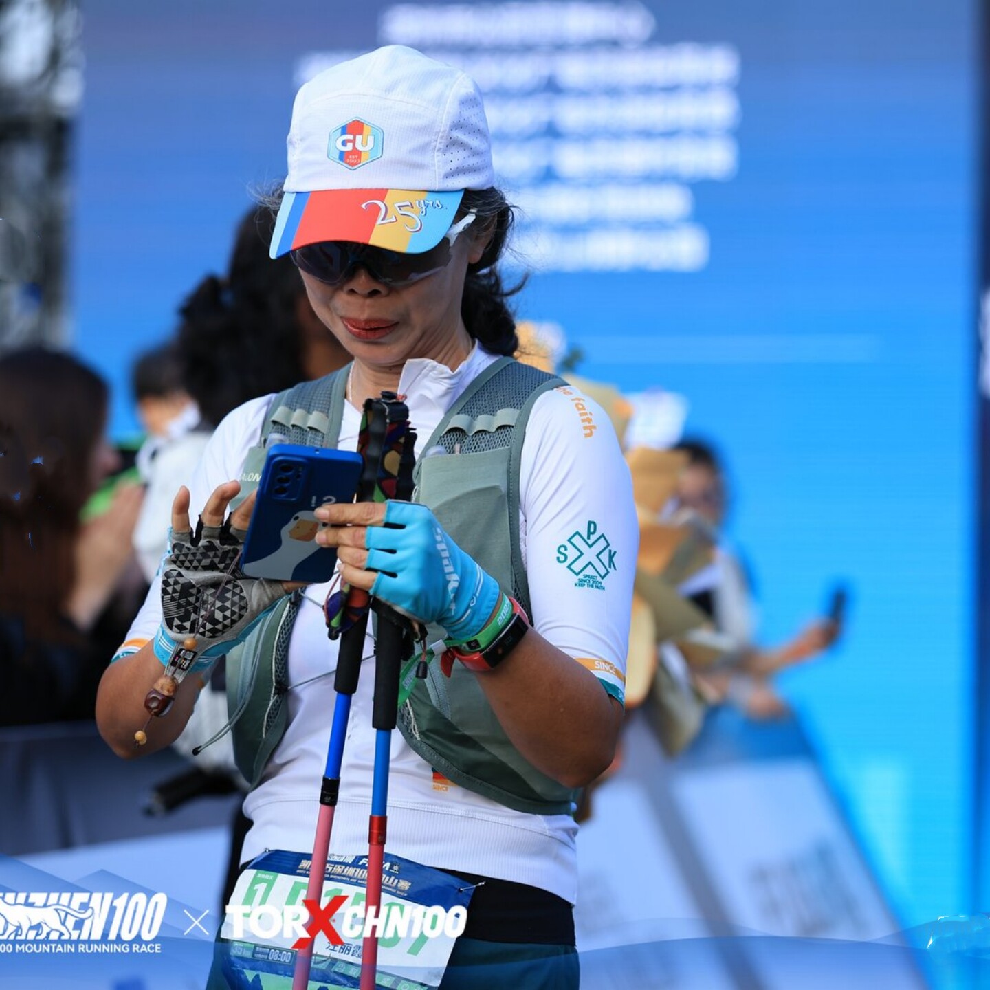 GU联名运动休闲帽速干透气遮阳防紫外线户外跑步马拉松越野旅游