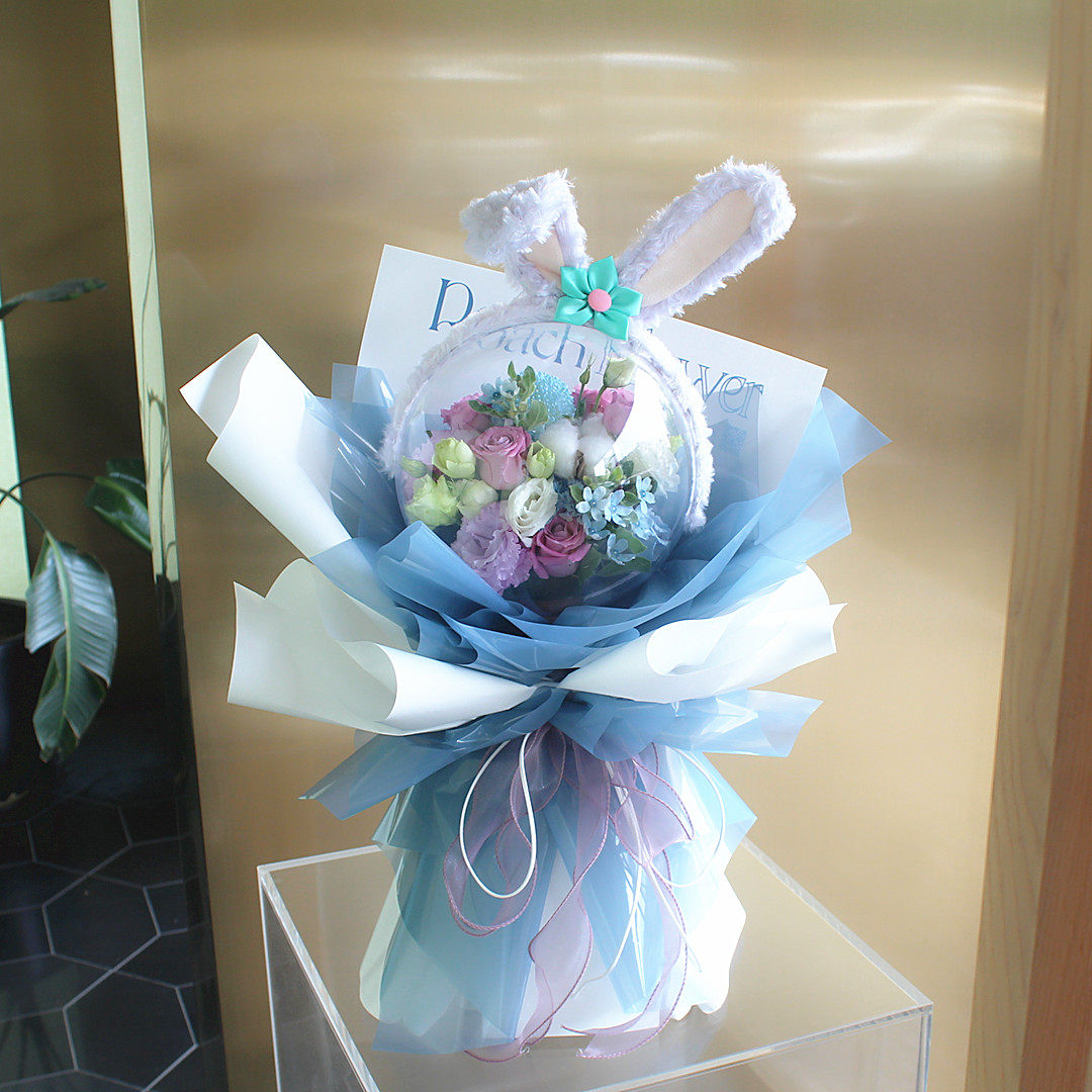 教师节亚克力波波球小王子向日葵玫瑰鲜花情人节生日上海同城速递