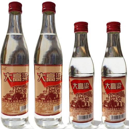三通河42度大高粱酒玻璃瓶浓香型