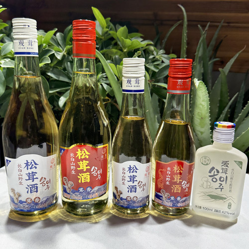 吉林朝鲜族特产500ml观茸松茸酒