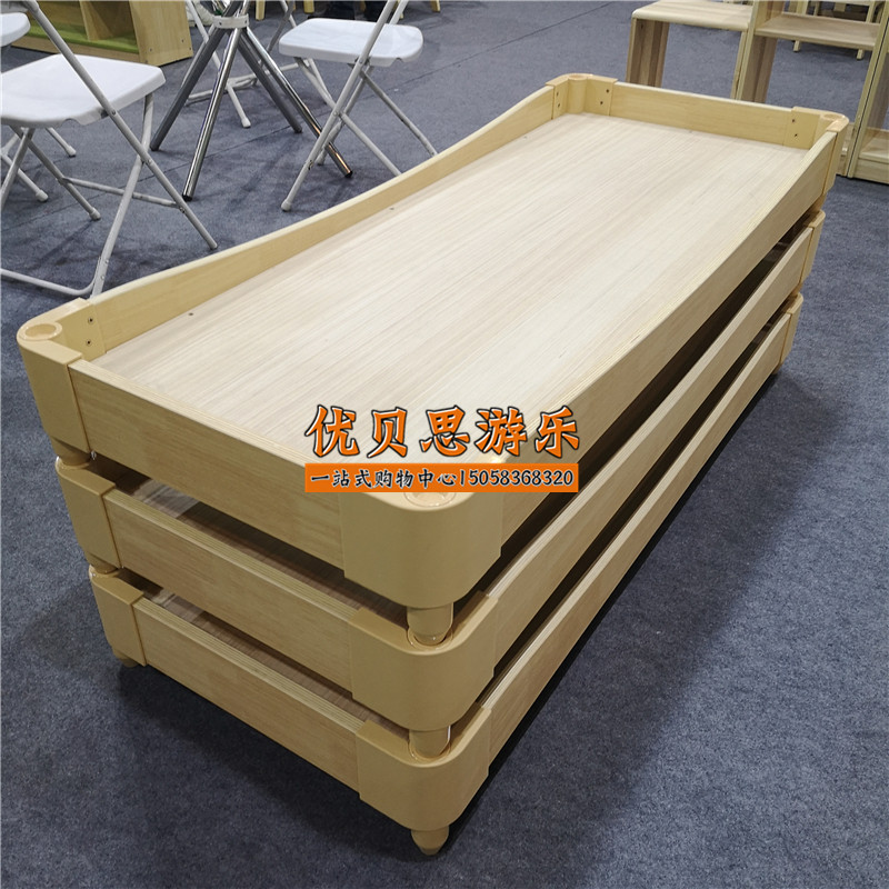 幼儿园专用儿童床实木多层板叠叠床早教园宝宝床单人床午睡床定制