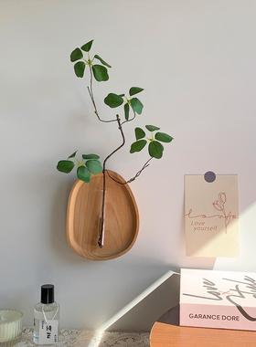 中古风客厅diy墙面上装饰水培花瓶壁挂创意餐厅挂件背景墙装饰品