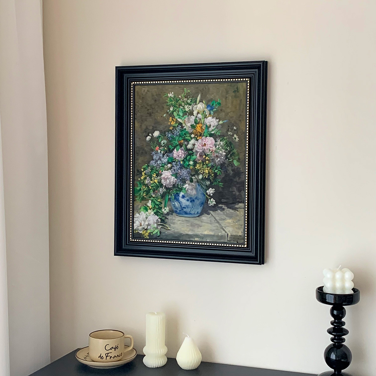 《春之花束》中古艺术风餐厅壁画