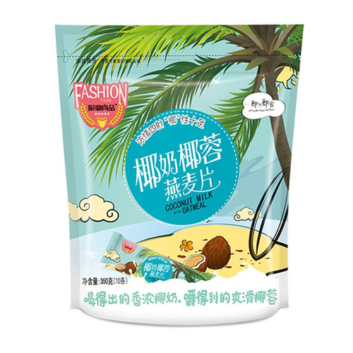 皇麦世家椰奶椰蓉燕麦片含糖营养