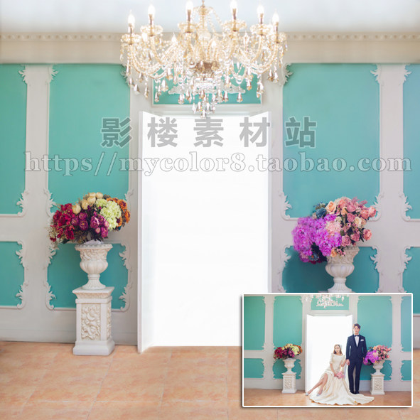 mycolor8 婚纱 影楼摄影背景 韩式背景 高清 素材大图片18-348