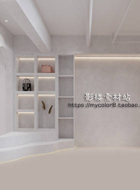 3D直播间背景 影楼摄影网红主播背景 壁纸壁画素材大图23-241