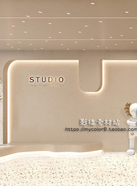 3D直播间背景 影楼摄影网红主播背景 壁纸壁画素材大图23-238