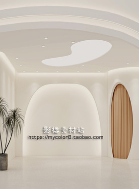 mycolor8影楼摄影网红主3D直播间背景 壁纸壁画素材大图23-106