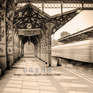 mycolor8 婚纱影楼摄影 老上海 怀旧背景街景 图片素材大图20-29