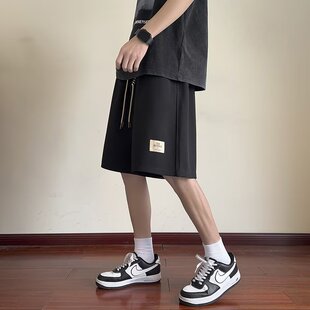 男生薄款 短裤 宽松胖子加肥加大男装 休闲裤 子 夏季 运动五分裤 新款