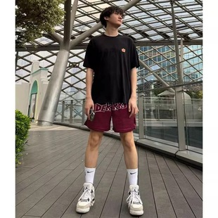 街头五分裤 2025夏季 美式 男篮球运动透气直筒宽松大码 子 新款