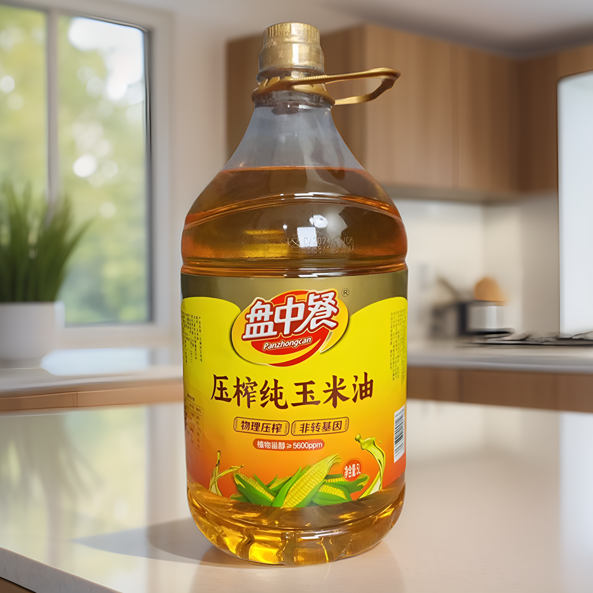 加加盘中餐压榨玉米胚芽油5L桶装非转基因食用调和油正宗餐饮商用