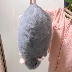 原创正版开团•超大大大只俄蓝灰巧克力白色花枝鼠手作玩偶