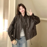 【出货】新款设计款包扣皮衣2C200-2602-P175-K288，女装皮衣，2C200