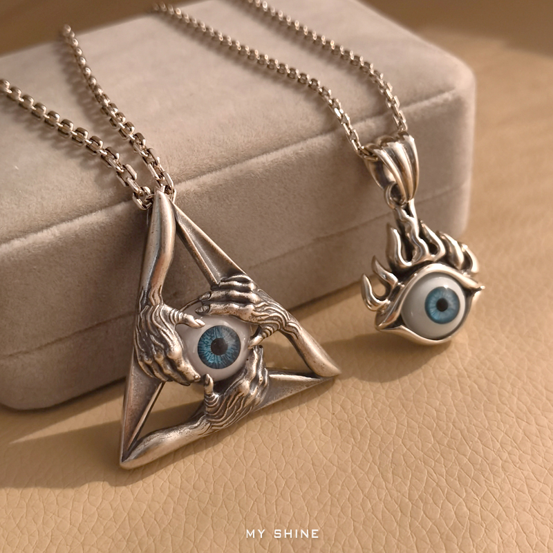 通用纯银义眼吊坠优惠