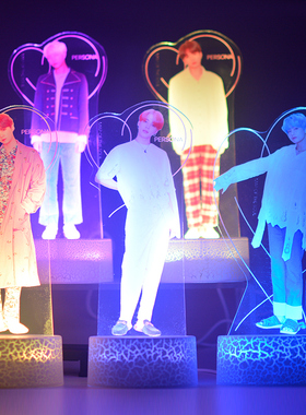 Suga金泰亨V金硕珍朴智旻jin防弹少年团BTS7V明星周边礼物品夜灯