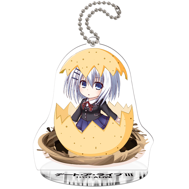 Q版约会大作战Ⅲ3四糸乃五河士道鸢一折纸动漫周边小挂件内印立牌