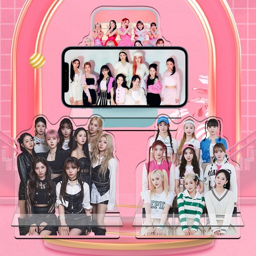 韩国Kep1er女团崔有真沈小婷KPOP金采炫同款明星周边异形手机支架 - 封面