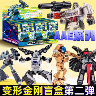 奥迪双钻变形金刚盲盒第二弹袭向地球威震天可动人偶手办男孩玩具