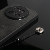 六字真言超轻纯钛环手机护佑吊坠通用挂件项链防丢挂绳手工饰品