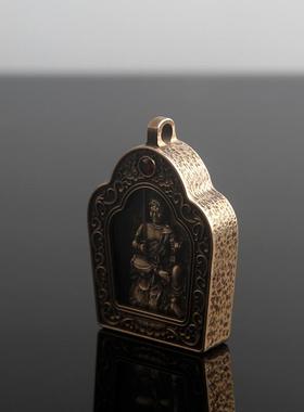 三味佛缘纯铜嘎乌盒男女通用吊坠