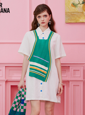 MIKIBANA米可芭娜小众设计甜酷辣妹23年夏新款连衣裙Y32OD9486