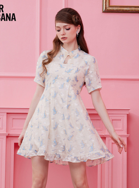 MIKIBANA米可芭娜小众设计甜酷辣妹23年夏新款连衣裙Y32OD9157