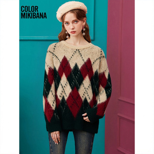 【直播专享】MIKIBANA菱格宽松慵懒卫衣J64TC1344