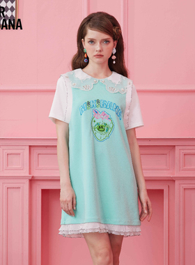 MIKIBANA米可芭娜2023年夏季新款甜酷小众设计连衣裙Y32OD9265