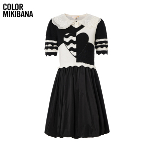 MIKIBANA米可芭娜2024年春季 减龄小众设计连衣裙M32WP6016 新款